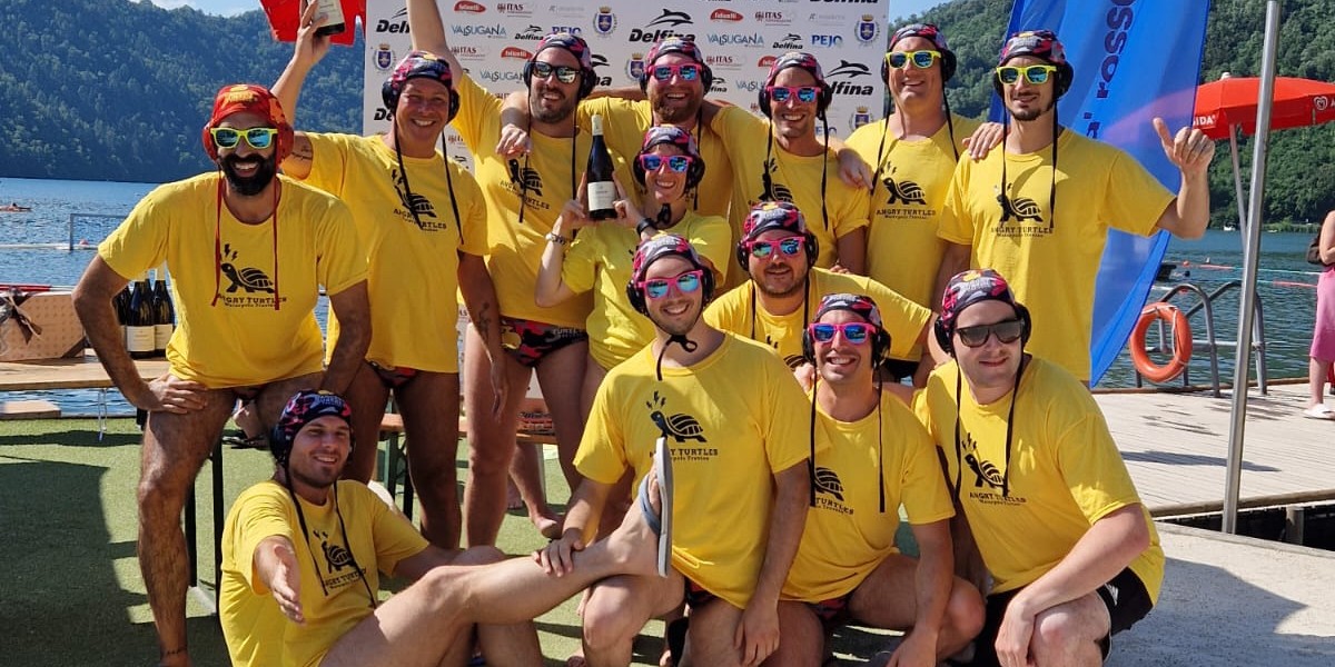 La squadra delle Angry Turtles a Levico 2023, Trofeo Ca' Rossa